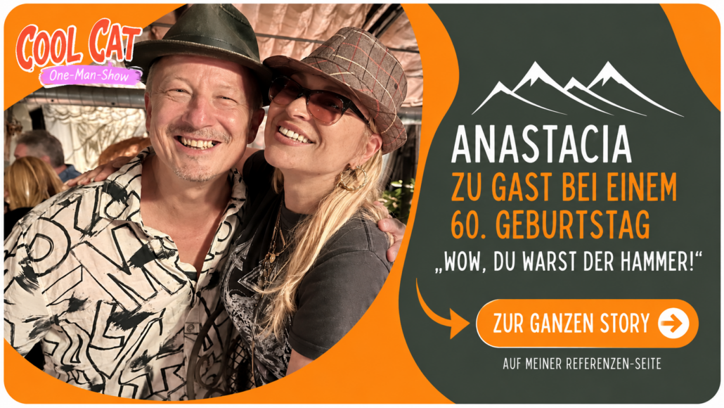 Referenz Alleinunterhalter CoolCat / Schweiz / Anastacia